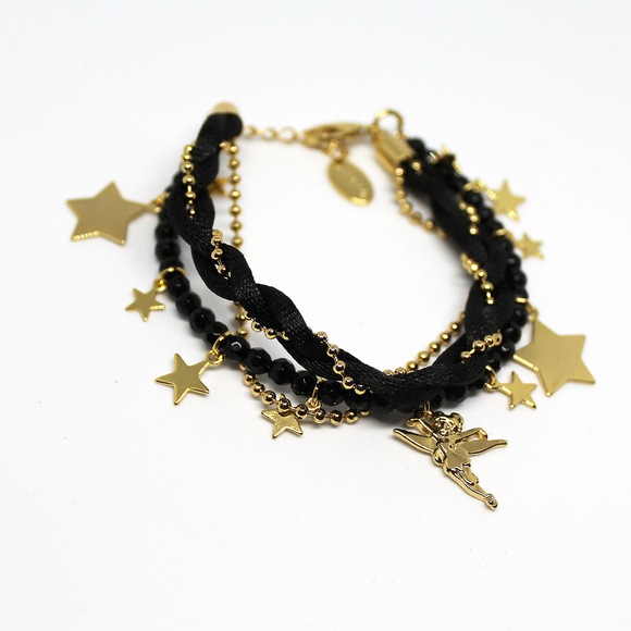 Her Universe Disney Peter Pan Tinker Bell Bracelet Set | Hot  Disney Couture 14k Plated TinkerBell Bracelet